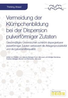 Vermeidung der Klümpchenbildung bei der Dispersion pulverförmiger Zutaten