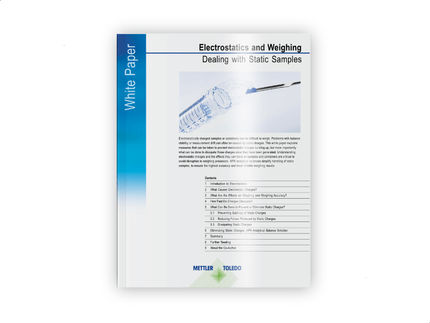 Electrostatic Charges During Weighing