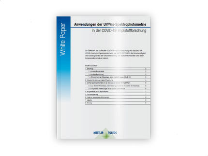 UV/Vis-Anwendungen in der COVID-19 Impfstoffforschung - Schnelle und genaue Analyse von Impfstoffkandidaten und deren Komponenten