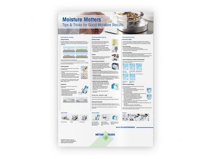 Free poster: Moisture matters. Tips & tricks for good moisture results