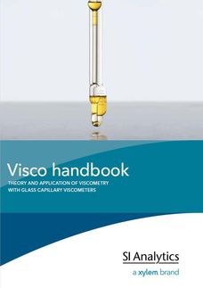 Visco Handbook:Basics and Application of Viscometry Using Glass Capillary Viscometers