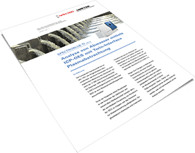 Schnelle Analyse von Abwasser bei gleichzeitiger Beseitigung typischer Matrixinterferenzen mittels ICP-OES