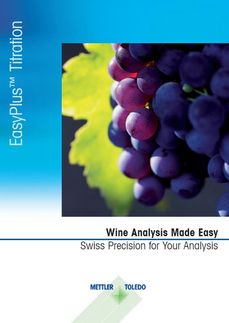 Gebrauchsfertige Titrationsanwendungen für Wein