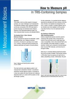 How to Measure pH In TRIS-Containing Samples