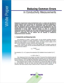 Reduzierung von Fehlern bei Leitfähigkeitsmessungen