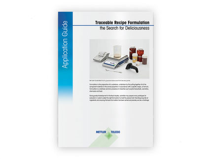 Whitepaper: Traceable recipe formulation. The Search for deliciousness