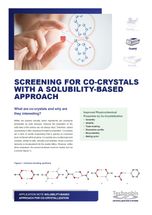Screening nach Co-Kristallen mithilfe eines Löslichkeit-basierten Ansatzes mit Crystal16
