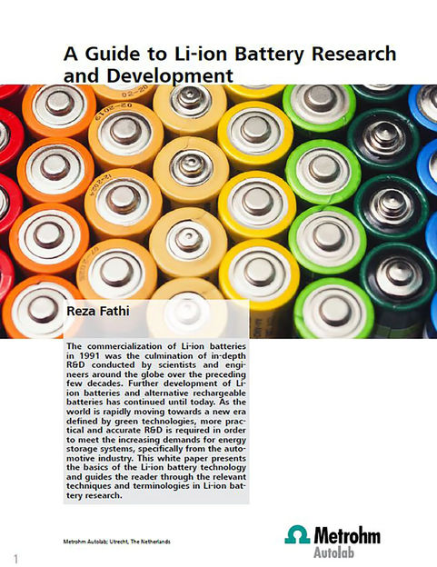 Main principles and techniques to study the performance of batteries and battery materials