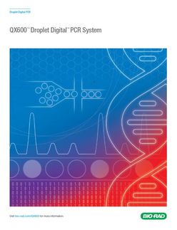 RNA-Therapeutika: Ultrasensitiver Nachweis und absolute Quantifizierung über Tröpfchen-Digital-PCR
