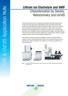 One-Step Multiparameter Analysis of Lithium-Ion Electrolyte