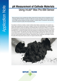 pH Measurement of Cathode Material and the Performance Impact on Li-Ion Batteries