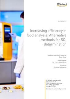 Méthodes alternatives pour la détermination du SO2