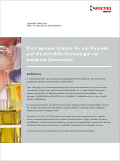 Five More Reasons to Upgrade to  Next-Generation ICP-OES Technology