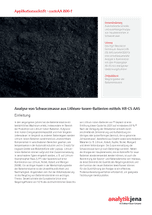 Reliably Analyzing Residual Material from Lithium-Ion Batteries