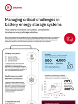 Managing Critical Challenges in Battery Energy Storage