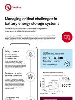 Managing Critical Challenges in Battery Energy Storage