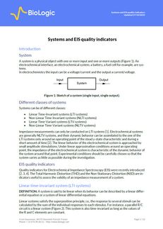 Classifying Systems and Detecting Errors – With EIS Quality Indicators