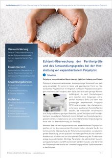 Real-Time Monitoring During the Production of Expandable Polystyrene